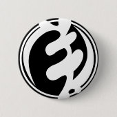 Badge Rond 5 Cm The Horsemen Gye Nyame (Devant)