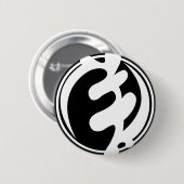 Badge Rond 5 Cm The Horsemen Gye Nyame (Devant & derrière)