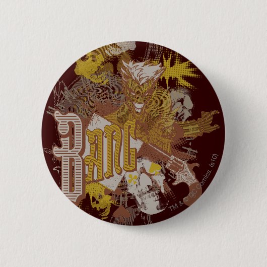 Badge Rond 5 Cm The Joker Gun / Bang Carnival Collage (Devant)
