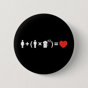 Badge Rond 5 Cm The Love Equation for Men