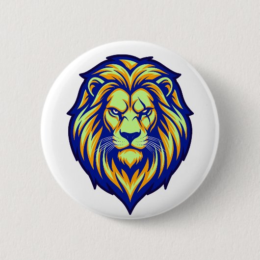 Badge Rond 5 Cm The Mighty Lion - Tylon Tactical-Mercenary (Devant)