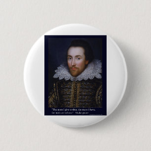 Badge Rond 5 Cm "The More I Give" Cadeaux/Tees de citation d'amour