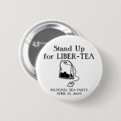 Badge Rond 5 Cm Thé national (Devant & derrière)