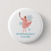 Badge Rond 5 Cm The Nutcracker 2024 - Clara (Devant)