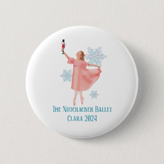 Badge Rond 5 Cm The Nutcracker 2024 - Clara (Devant)