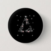 Badge Rond 5 Cm The Nutcracker Ballet Clara Tree Christmas Holiday (Devant)