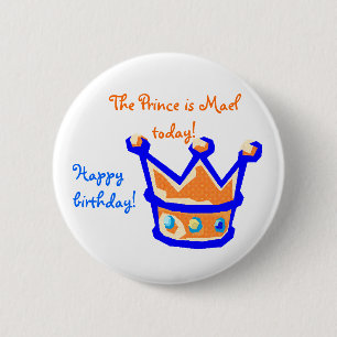Badge Rond 5 Cm the prince is