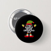 Badge Rond 5 Cm The Rumple Minze Drinking Elf Funny Whiskey (Devant & derrière)