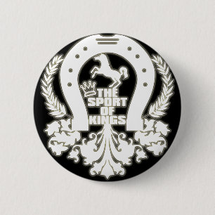 Badge Rond 5 Cm The_Sport_Of_Kings