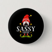 Badge Rond 5 Cm The Sy Gnome Christmas Matching (Devant)