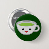Badge Rond 5 Cm Thé vert (Devant & derrière)
