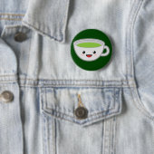 Badge Rond 5 Cm Thé vert (En situation)