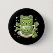 Badge Rond 5 Cm thé vert matcha (Devant)
