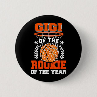 Badge Rond 5 Cm Thème d'anniversaire de Gigi de Rookie 1ère base-b