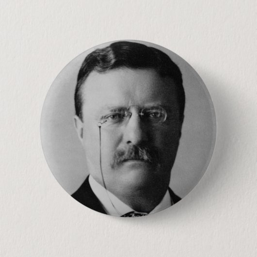 Badge Rond 5 Cm Theodore Roosevelt (Devant)