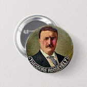 Badge Rond 5 Cm Theodore Roosevelt - bouton (Devant & derrière)