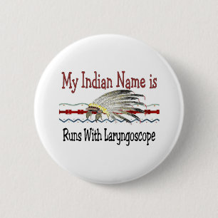 Badge Rond 5 Cm Thérapeute respiratoire