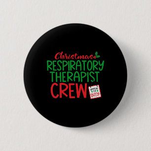 Badge Rond 5 Cm Thérapie respiratoire de Noël, thérapie