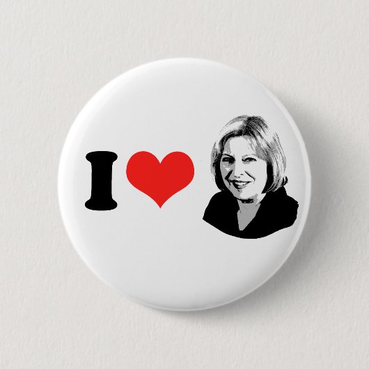 Badge Rond 5 Cm Theresa peut (Devant)
