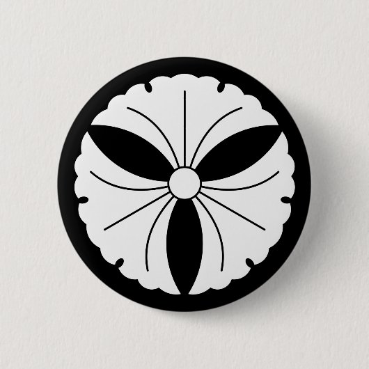 Badge Rond 5 Cm Three ginkgo (Devant)