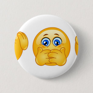 Badge Rond 5 Cm three wise emojis