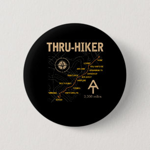 Badge Rond 5 Cm Thruh Hiker Appalachian Trail Randonnée