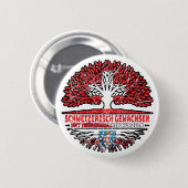 Badge Rond 5 Cm Thüringen Thüringisch Schweizer Schweiz Baum (Devant & derrière)