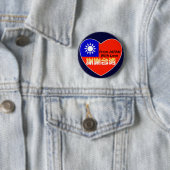 Badge Rond 5 Cm thx taiwan (En situation)