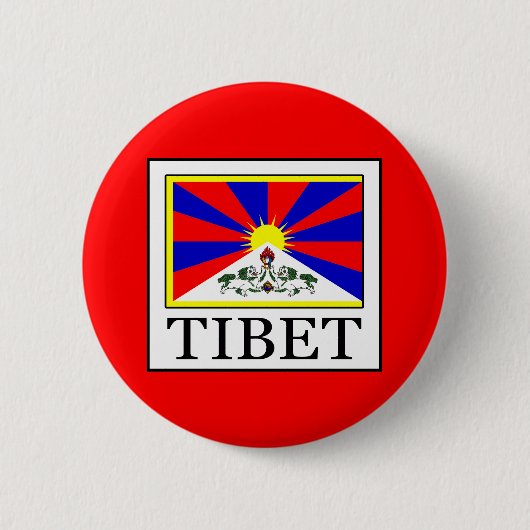 Badge Rond 5 Cm Tibet (Devant)