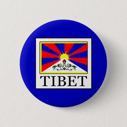 Badge Rond 5 Cm Tibet (Devant)