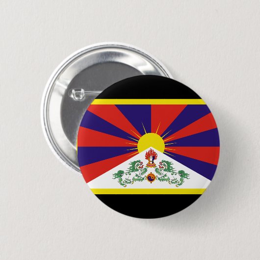 Badge Rond 5 Cm Tibetan (Devant & derrière)