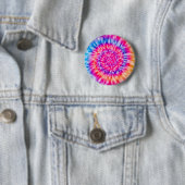 Badge Rond 5 Cm Tie Dye (En situation)