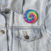 Badge Rond 5 Cm Tie Dye One (En situation)