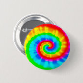 Badge Rond 5 Cm Tie Dye Spiral (Devant & derrière)