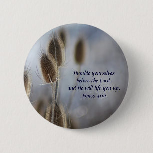 Badge Rond 5 Cm Tiesel - humilité