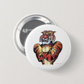 Badge Rond 5 Cm Tiger (Devant & derrière)