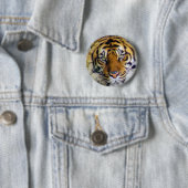 Badge Rond 5 Cm Tiger_ (En situation)