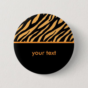 Badge Rond 5 Cm Tigre