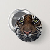 Badge Rond 5 Cm Tigre (Devant & derrière)