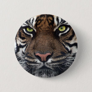 Badge Rond 5 Cm Tigre