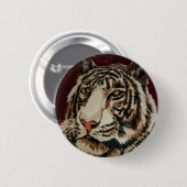 Badge Rond 5 Cm Tigre (Devant & derrière)