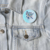 Badge Rond 5 Cm Tigre (En situation)