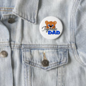 Badge Rond 5 Cm Tigre mignon de papa terrible (En situation)
