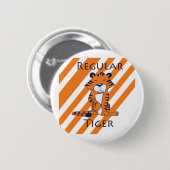Badge Rond 5 Cm Tigre régulier (Devant & derrière)