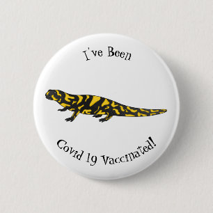 Badge Rond 5 Cm Tigre salamandre