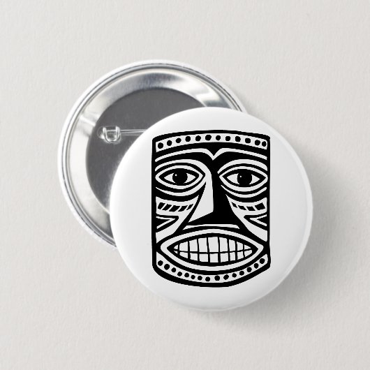 Badge Rond 5 Cm Tiki Toby (Devant & derrière)