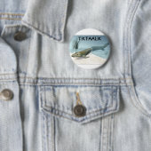 Badge Rond 5 Cm Tiktaalik (En situation)