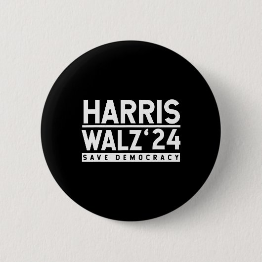 Badge Rond 5 Cm Tim-walz-2024 Élections Hommes Femmes Enfants Vals (Devant)
