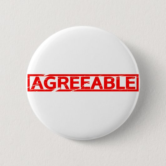 Badge Rond 5 Cm Timbre acceptable (Devant)