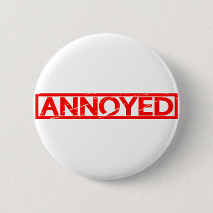 Badge Rond 5 Cm Timbre agacé